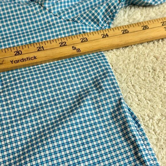 Vineyard Vines Shirt Mens Sz L Plaid performance Classic Fit Murray Nylon Blend - Picture 10 of 12